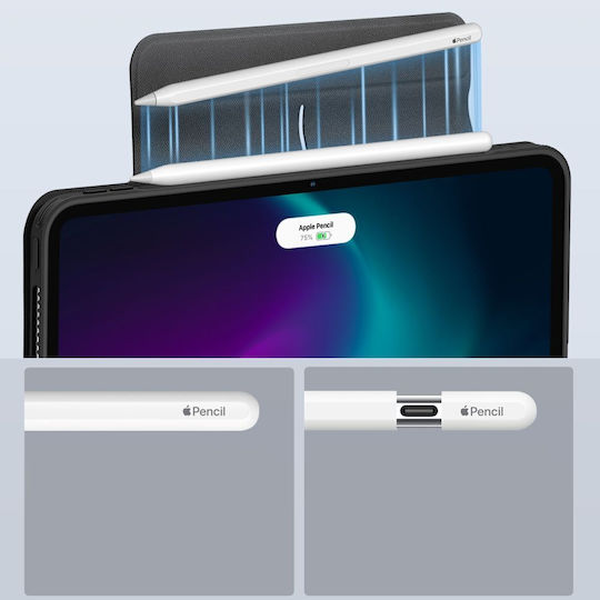 ESR Umschlag Rückseite Robust Schware (iPad Pro 2024 13" German translation: iPad Pro 2024 13")