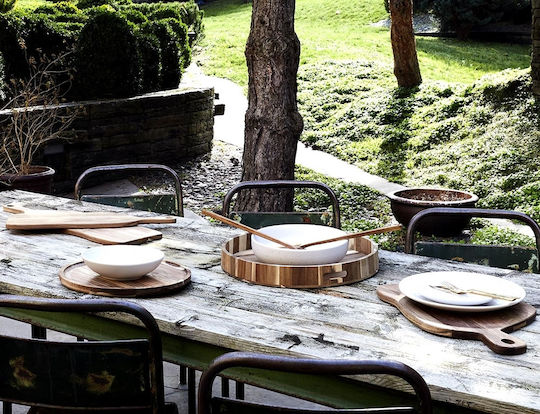 The Home Deco Factory Σετ Ξύλινων Εργαλείων Σερβιρίσματος 2τμχ