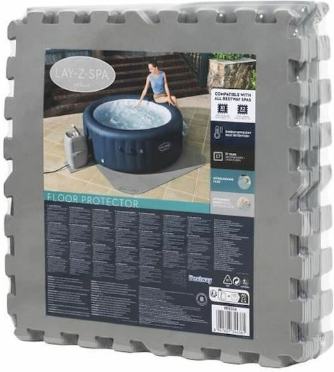 Bestway Lay-Z-Spa Pool Ground Pad 196x196cm Gray