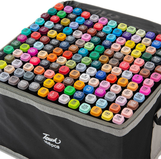 Zeichenmarker Doppelseitig Set 168Stück