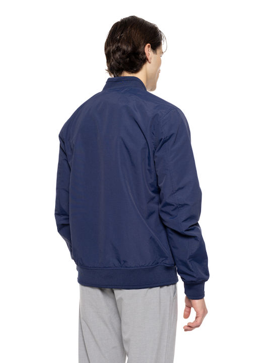 Biston Men's Bomber Jacket Blue