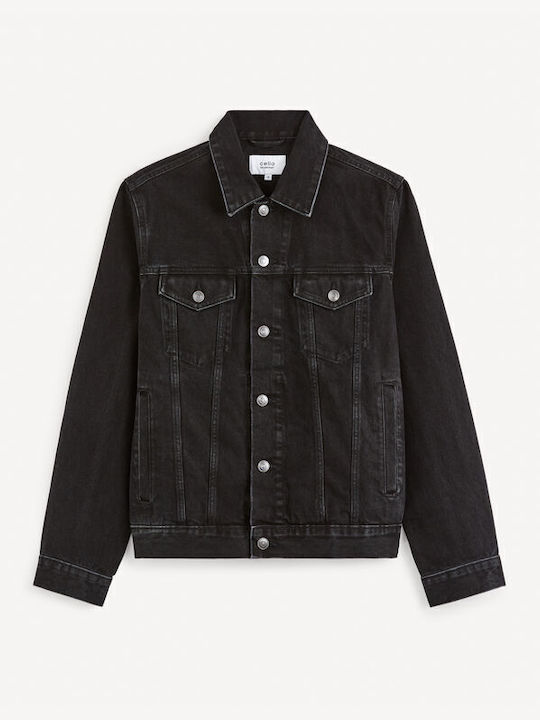 Celio Denim Jacket Black