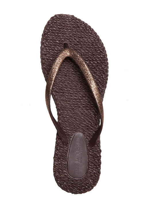 Frauen Flip Flops in Braun Farbe