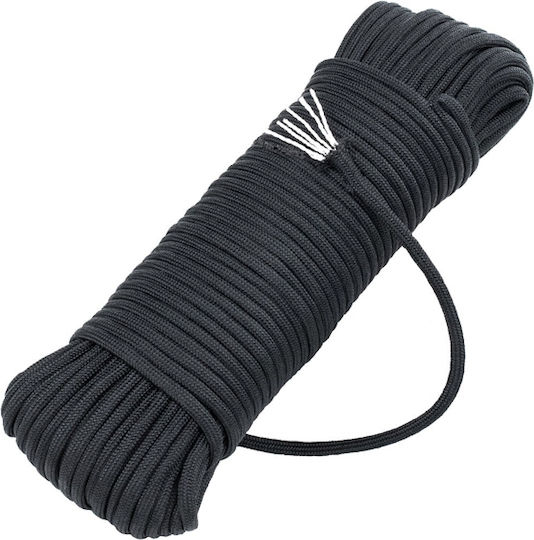 Snur Paracord Premium Ideallstore Black 30 M