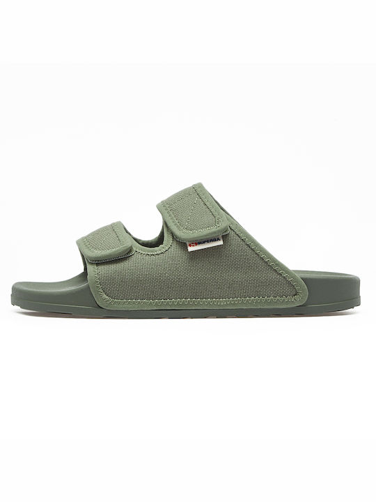 Superga 1908 Women's Slides Green