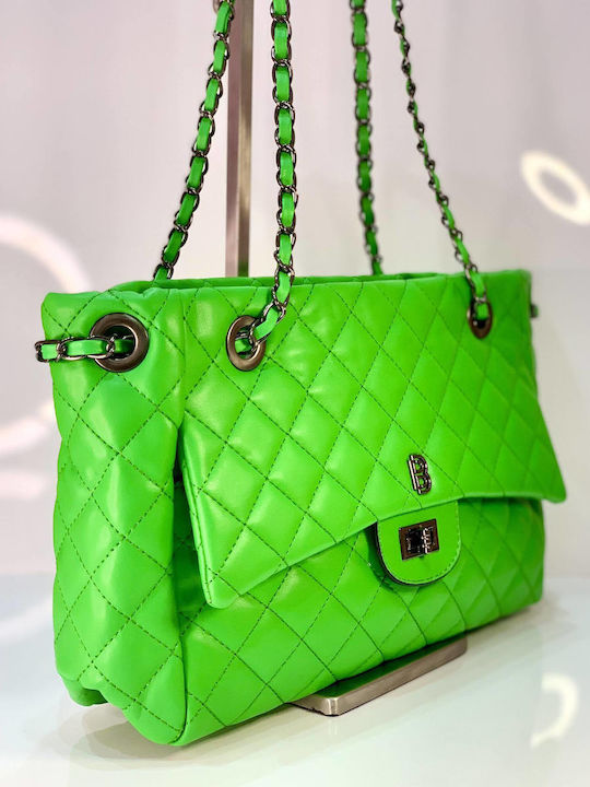 Damentasche Schultertasche Grün