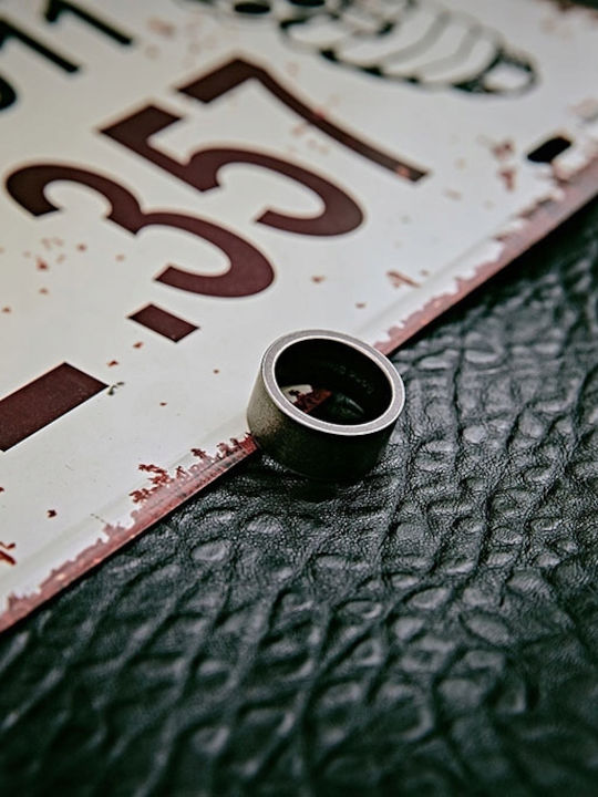 Vikings 316L Steel Silver Amulet Ring