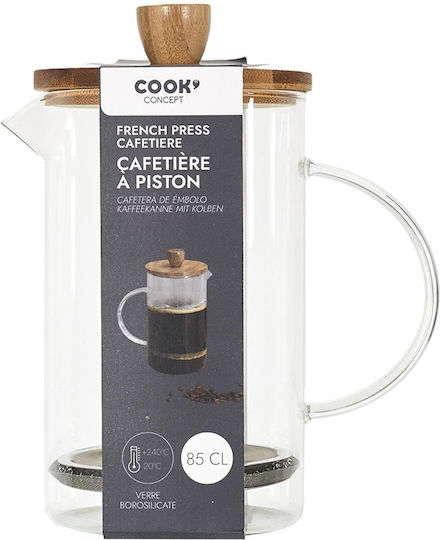 Cook Concept Manual Filter Coffee Maker Stainless Steel Coffee 850ml
