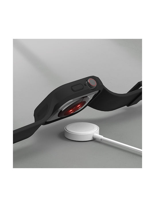 Araree Plastic Case in Black color for Apple Watch 44/45mm