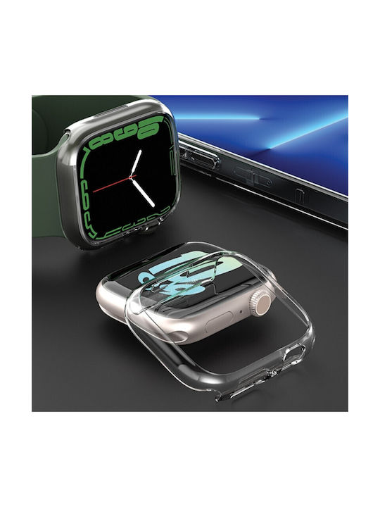 Araree Plastic Case in Transparent color for Apple Watch 45mm