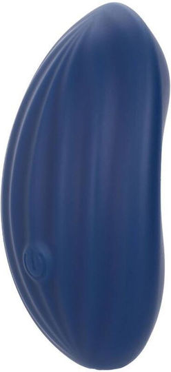 Calexotics Cashmere Velvet Curve Vibrator 10.25cm Blue