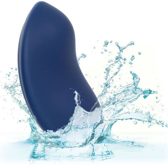 Calexotics Cashmere Velvet Curve Vibrator 10.25cm Blue