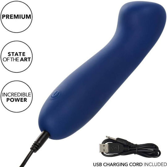 Calexotics Cashmere Satin G Vibrator G-Punkt 15.25cm Blau