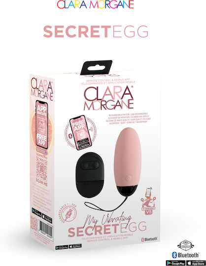 Clara Morgane Pro Mini Δονητής Egg 7.9cm Ροζ