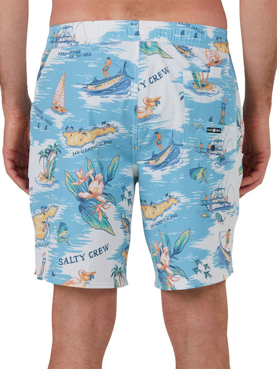 Salty Crew Boardshort Ανδρικό Μαγιό Σορτς Off White