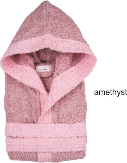 Kipper Kids Hooded Bathrobe Pink