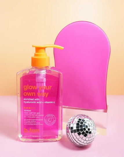 B.Tan Glow Your Own Way Body Self Tan Tanning Mitt
