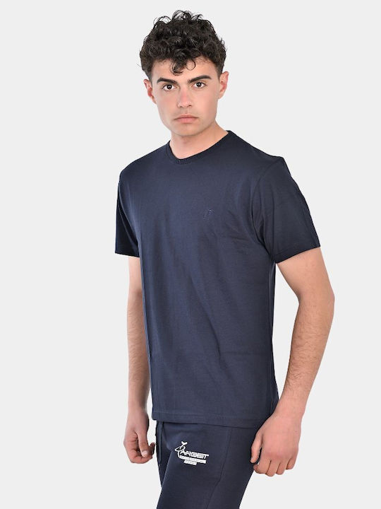 Target Ανδρικό T-shirt Κοντομάνικο Μπλε