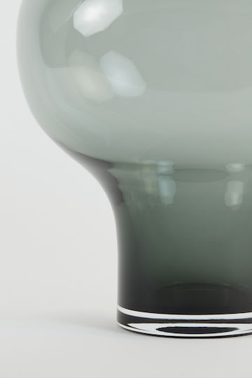 Light & Living Glass Vase Gray 25.5x25.5xHeight 47cm