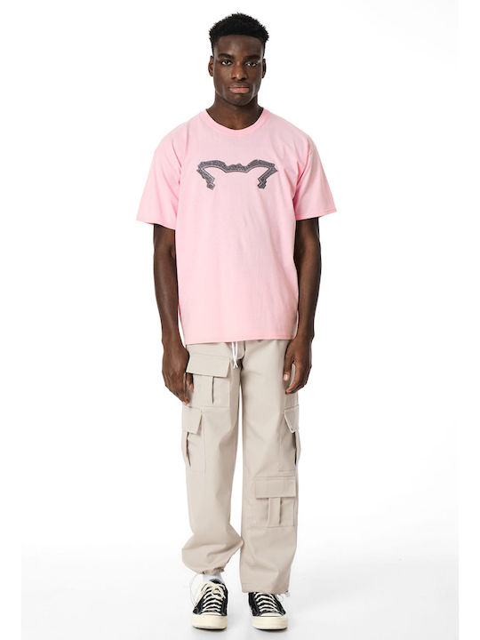 OWL Men's Short Sleeve T-shirt Pink