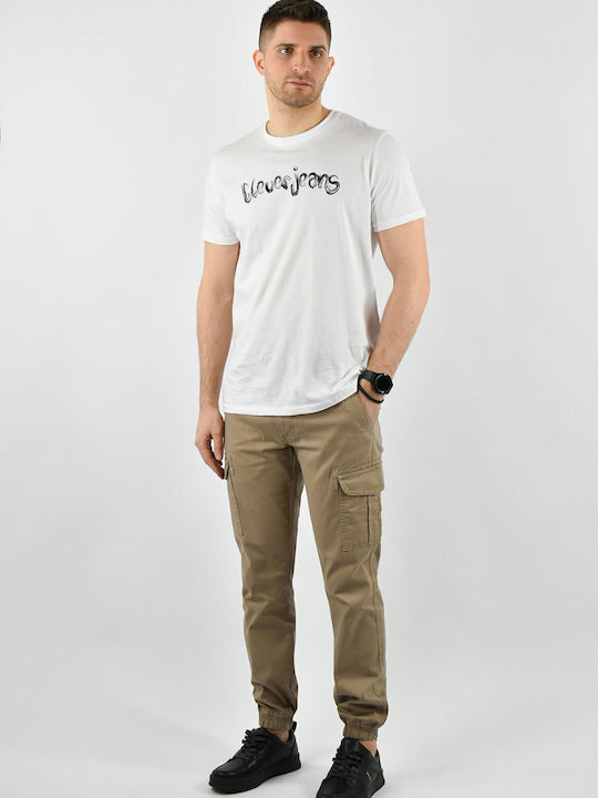 Clever Men's Short Sleeve T-shirt White