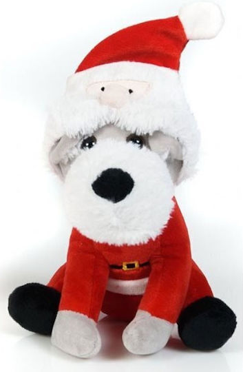 Fun World Plüsch-Welpe mit Designs Santa Claus & Rentier Weihnachten für 3+ Jahre 20 cm Verschiedene Designs