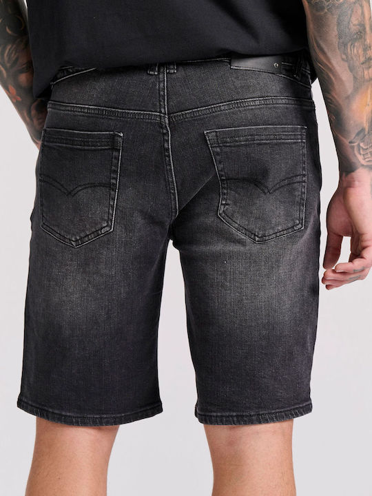 Funky Buddha Herrenshorts Jeans Gray