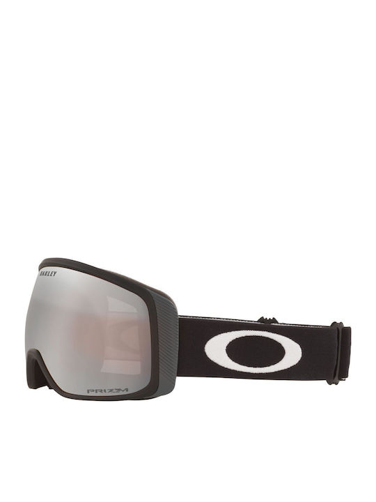 Oakley Flight Tracker M 01 Ochelari de Schi și Snowboard pentru Adulți Negri cu Lentilă Oglindă Gri