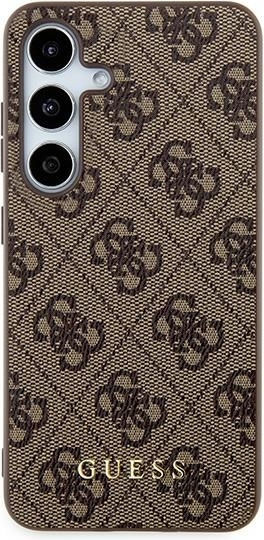 Guess Metal Gold Logo Back Cover Plastic Maro (Ghiciți A35, A356)
