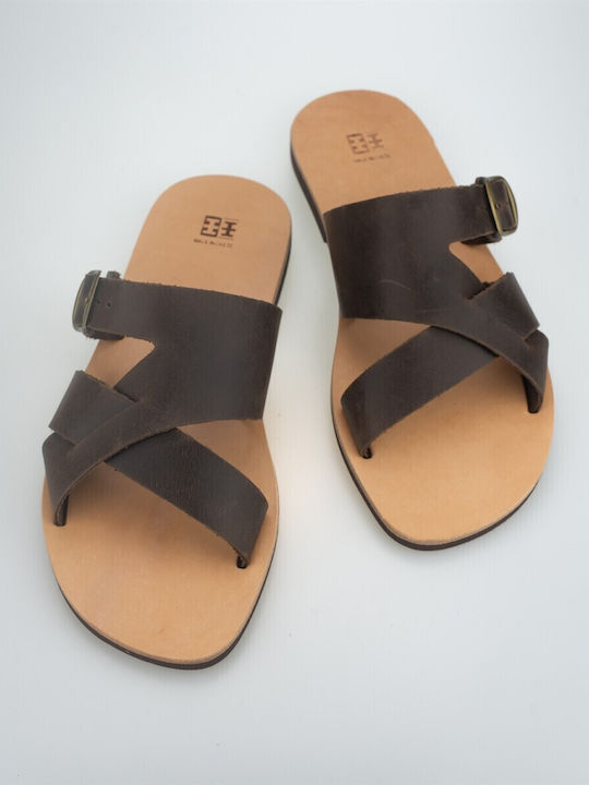 ΞΞ Omalos Men's Sandals Brown