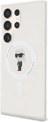 Karl Lagerfeld Back Cover Plastic Transparent (Galaxy S24 Ultra)