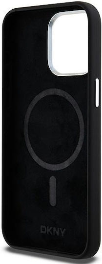 DKNY Liquid Back Cover Silicon / Plastic Negru (iPhone 15 Pro Max)