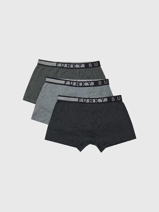 Herren Boxershorts Mehrfarbig 3Packung
