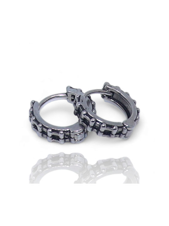 Men's Earrings Hoops made of Steel