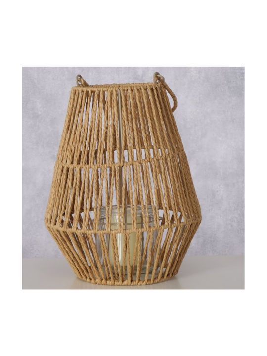 Boltze Φαναράκι Σχοινί Καφέ 25x25x30εκ.