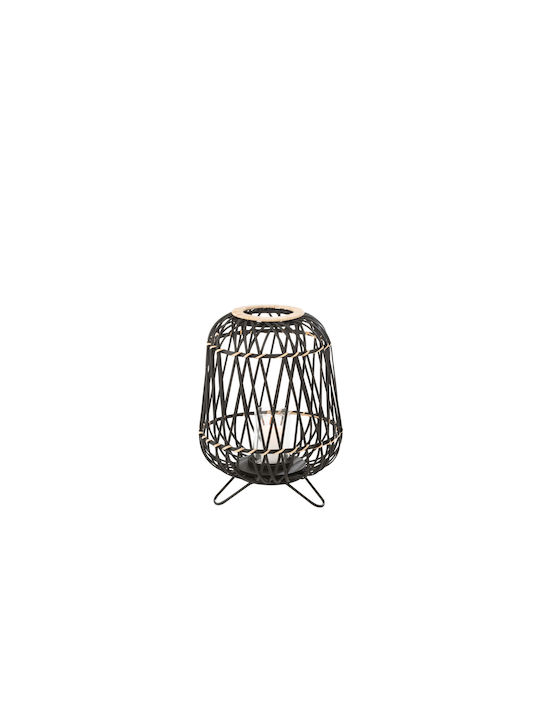 Jolipa Bamboo Lantern Black 31x31x44cm