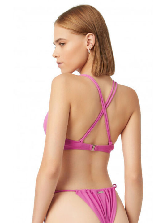 Minerva Padded Triangle Bikini Top Lilac