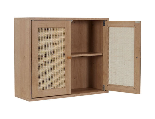 The Home Deco Factory Bathroom Cabinet L60xW20xH50cm Beige