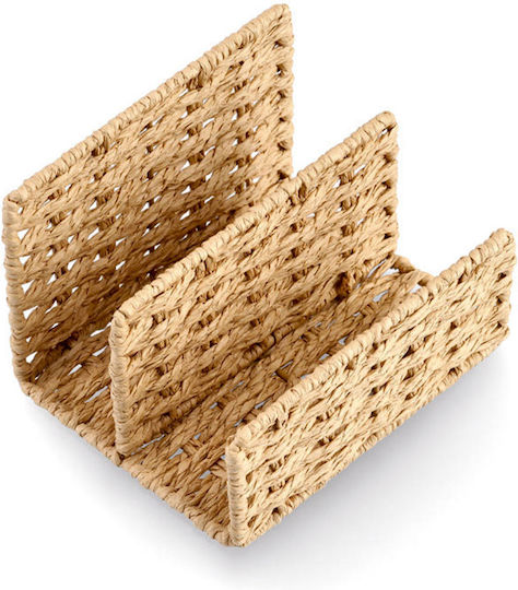 Paper Envelope Holder in Beige Color 1pcs 15.5x10.6x12.5cm
