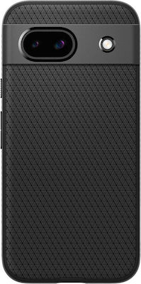 Spigen Liquid Air Coperta din spate Silicon Rezistent Negru (Google Pixel 8a - Traducere: Google Pixel 8a)