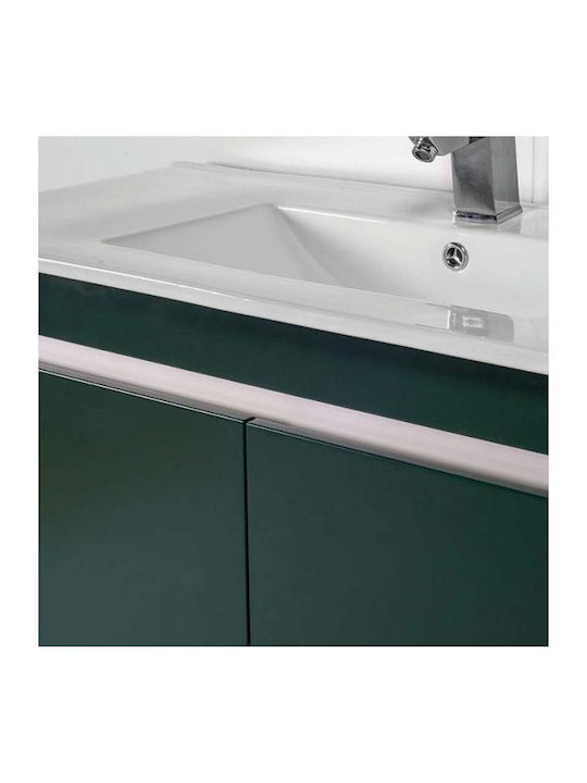 Mabo Καθρέπτης Μπάνιου από MDF με Μήκος 80cm