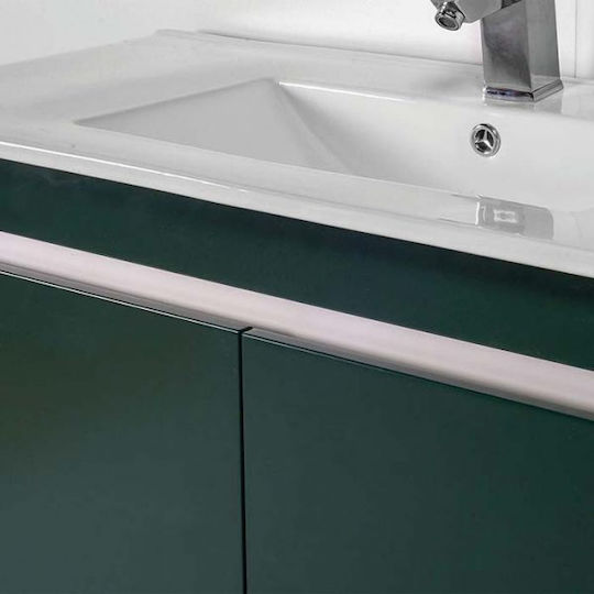Mabo Правоъгълен Огледало за Баня от MDF с Дължина 60cm