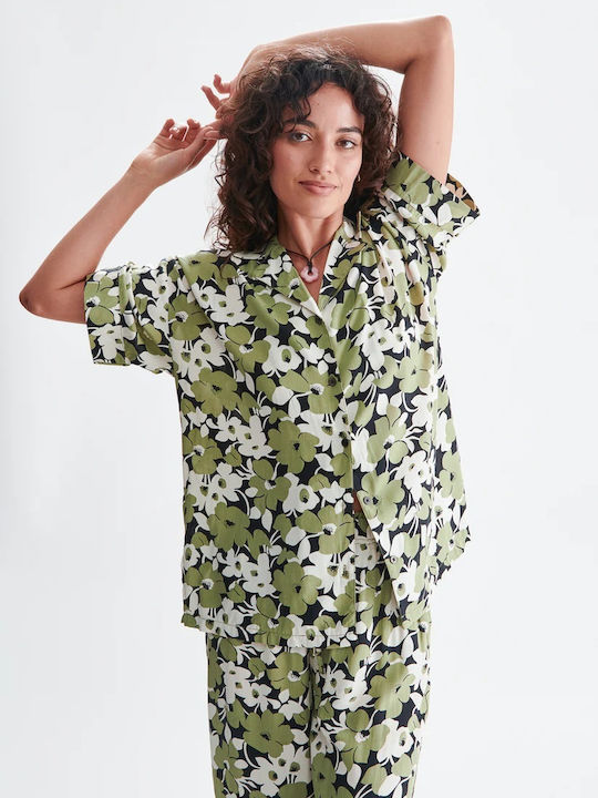 Damenhose Grün