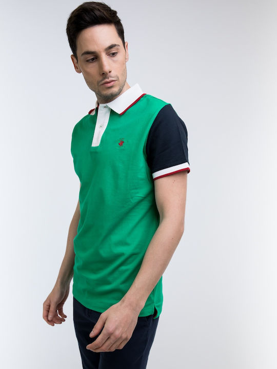 Beverly Hills Polo Club Men's Blouse Polo Green