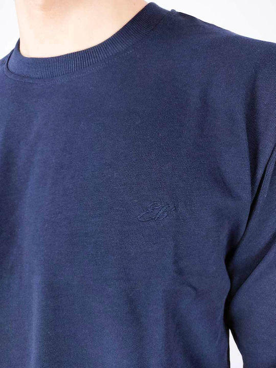 Long Sleeve Blouse Dark Blue