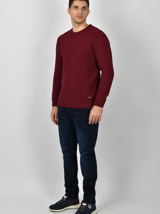 Sportswear Herren Langarm-Pullover BORDO