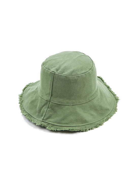 Verde Fabric Women's Bucket Hat Green