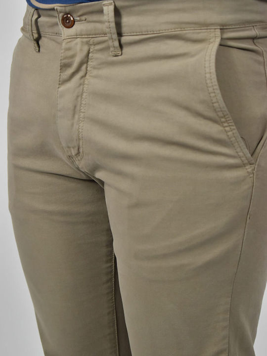 Trousers Chino in Skinny Fit Beige