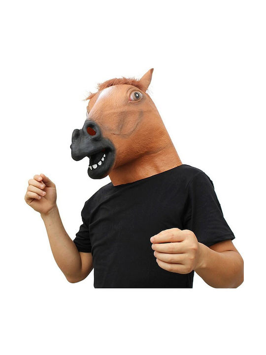 Αποκριάτικη Μάσκα Volles Gesicht Latex Braun