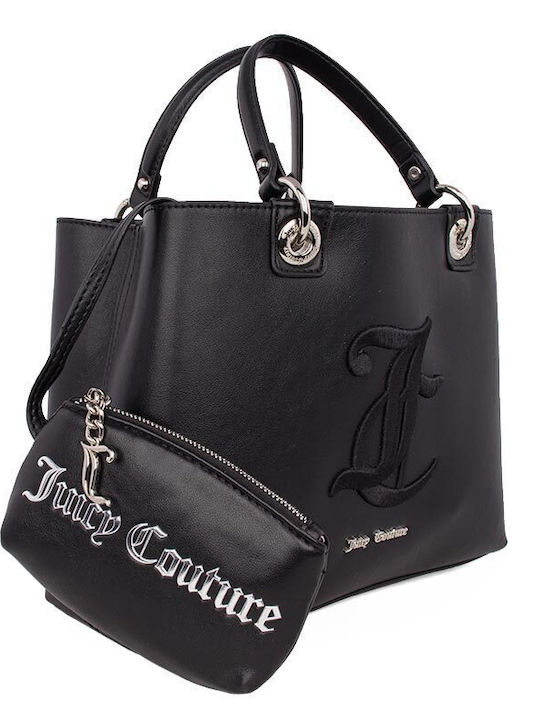 Juicy Couture Leather Women's Bag Shopper Black